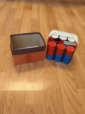 Handy Ante Plastic Poker Chips Rack 6 Removable Trays and 1 Set Playing Cards